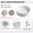 60" Wall Mounted Double Bathroom Vanity with Ceramic Sink-528230583-528230579