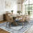 Sunflower Vintage Medallion Print Area Rug Non-Slip Machine Washable Low Pile for Living Room Bedroom-1753251592-1753251606