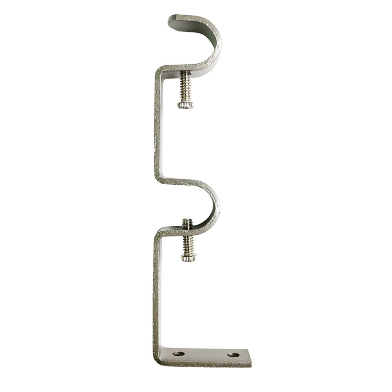 Support de rideau Pershing, Étain, H 7 po x l 2 po x P 1 po