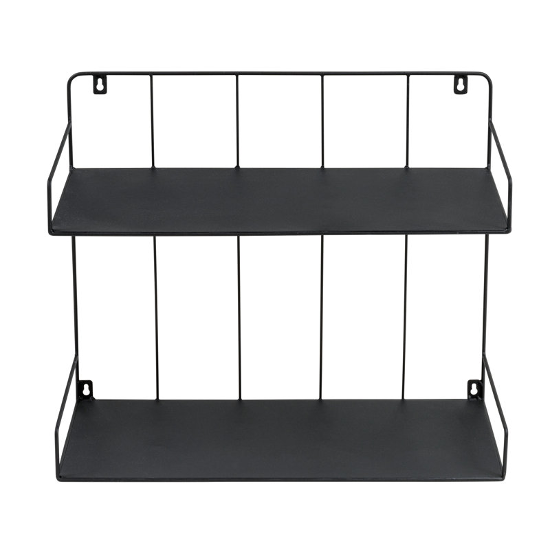 2 Piece Metal Floating Shelf