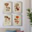 Mushroom Variétés I - Ensemble de 4 peintures sur toile encadrées-1710397846-1710397851
