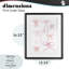 «Pink Watercolor Bows», reproduction sous verre encadrée, design par Kim Allen-1088813863-1088813861