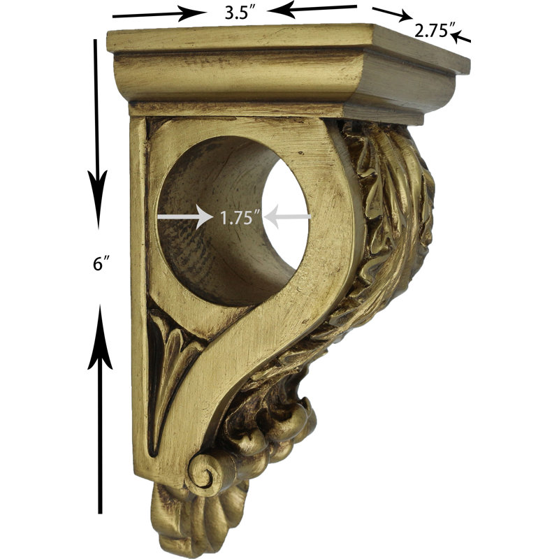 Applique pour rideau Botti, Or renaissance