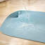 Tapis d'alimentation semi-fermé en cuir épaissi pour animaux de compagnie imperméable et antidérapant, bleu-131407643