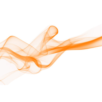 Orange abstract smoke