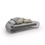 Croissant Outdoor 3 - Seat Patio Sofa