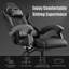 Ergonomic High-back Game Chair with Adjustable Lumbar and headrest support-108087622