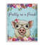 Joli cochon de pêche, estampe numérique, design par Lee Keller-632819363-632819388