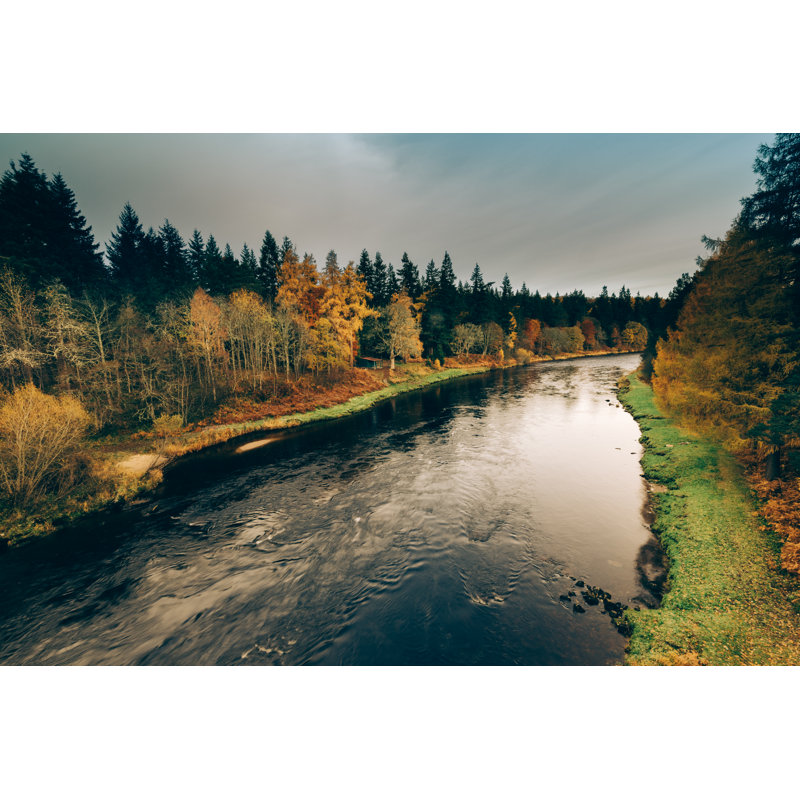 River Spey, Aberlour by Peter Burnett - Wrapped Canvas Print, 30cm H x 46cm W x 3.8cm D