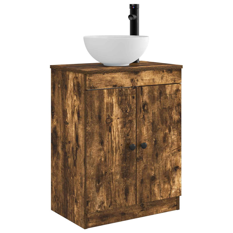 540 mm Bathroom Vanity, Smoked Oak
