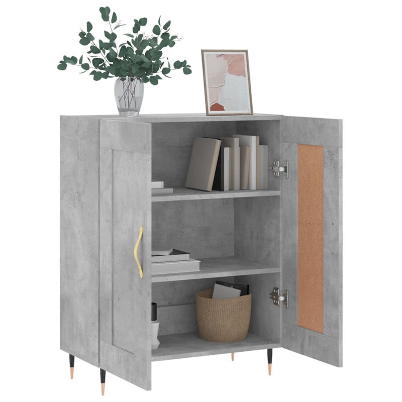 Marielly 2 -Door Accent Cabinet, Concrete Grey