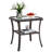 Square Metal Outdoor Side Table , 19.7'' in. W 19.7'' in. D-121642718