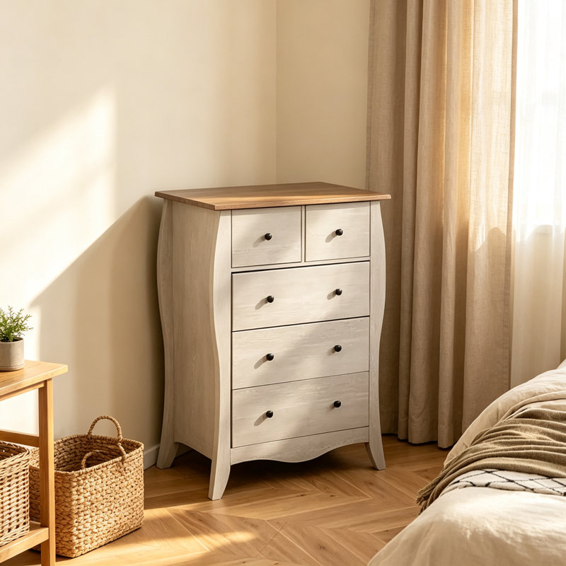 68 cm W Chest of 5 Drawers