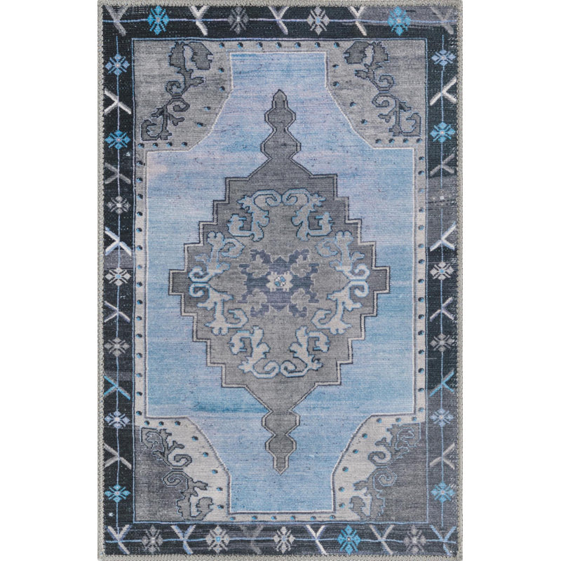 Oppie Oriental Indoor Rug, Runner 2' x 4'