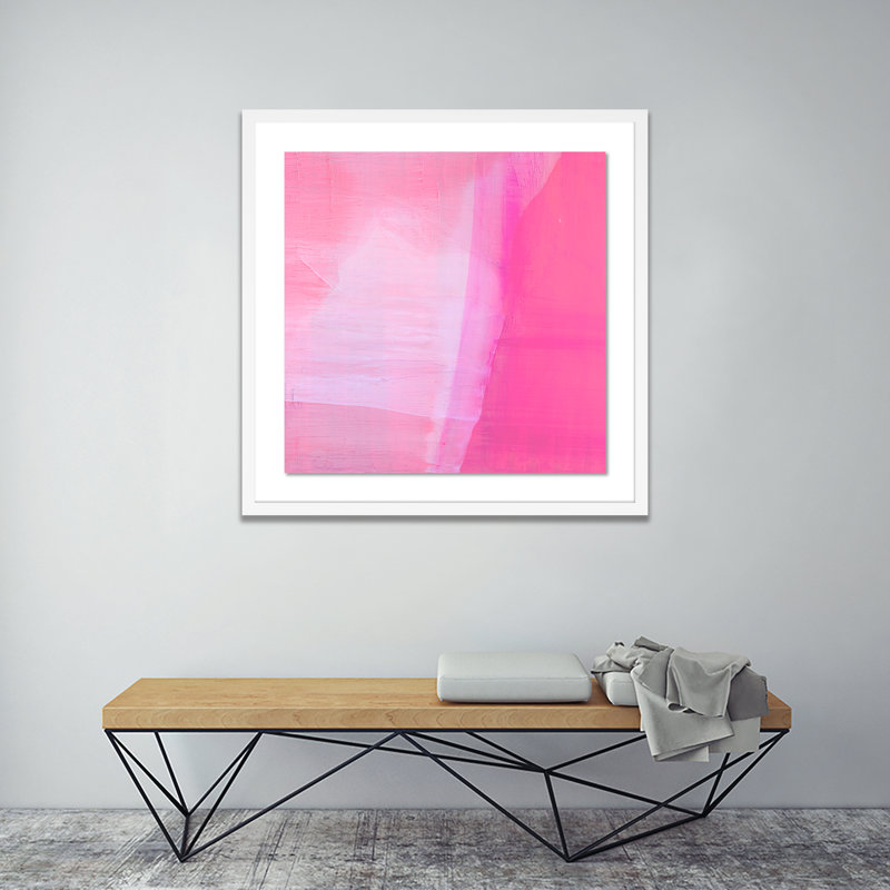 Rose Garden Print by Kim Whiteside, White, 24" H x 24" W x 1.5" D
