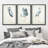Heron Crane Bird Animals Nautical Decor - Large Framed Canvas Living Room Wall Art Work Set 3 Print-99077878-99077875