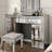 Mariaha Mirrored Vanity Table 7-Drawer