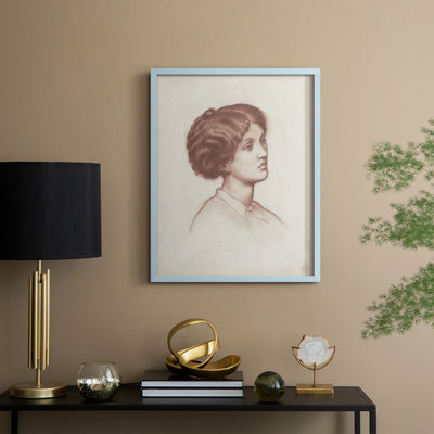 Croquis rétro LXVII, reproduction encadrée - bois massif