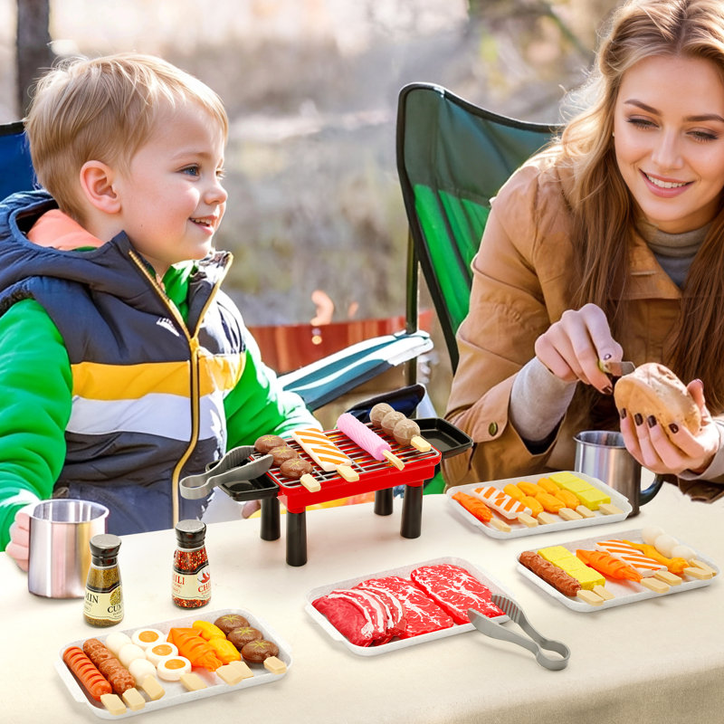 Grill Barbecue Preschool Play Food