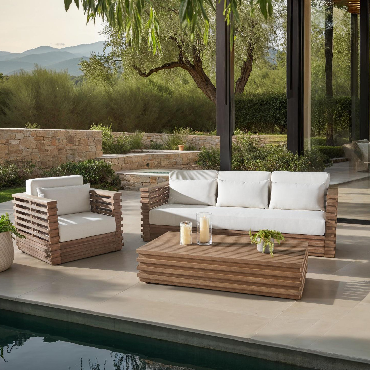 Priya 4-Person Patio Seating Group
