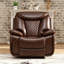 Fauteuil inclinable électrique moderne en cuir respirant Madeira-1037940757
