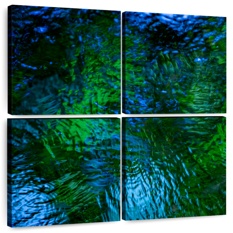 Monets Pool I, 38" H x 38" W
