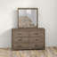 Commode double 6 tiroirs avec miroir Vanallen