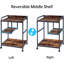 Support d'imprimante avec tablette de rangement pour l'organisation de bureau à domicile, grande table d'imprimante avec roulettes 22 x 18 pouces-115128908