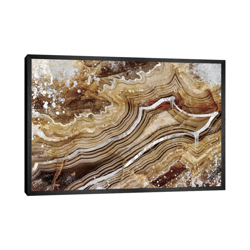 Canary Silver - Print on Canvas, 66.04 cm H x 45.72 cm W, Black Framed
