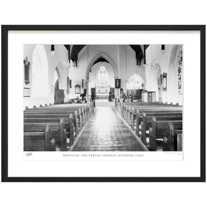 Hatfield, The Parish Church Interior C1965 by Francis Frith - Single Picture Frame Print, 60cm H x 80cm W x 2.3cm D