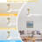 Smart Ceiling Fan With Light, Smart App & Remote Control,DC Motor,1H/4H/8H Timer, Ideal For Large Spaces-799076509-799076511