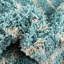 Tapis de couloir contemporain de couleur vert-bleu Annegriet-71211254