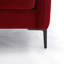 Lit confortable douillet pour le bureau - fauteuil rembourré en velours moderne avec coussin à ressorts doux et tapis antidérapants