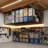 4X8FT Overhead Garage Storage Rack, 22"-40" Height Adjustable Garage Ceiling Storage Racks, Heavy Duty Metal Overhead Storage Organizer System, 800LBS Weight Capacity-1111694640-1114922440