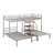 Metal Triple Bunk Bed Storage Shelves Staircase-1966023946
