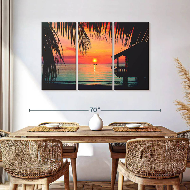 Roatan Sunset Gillard, H 36 po x l 57 po