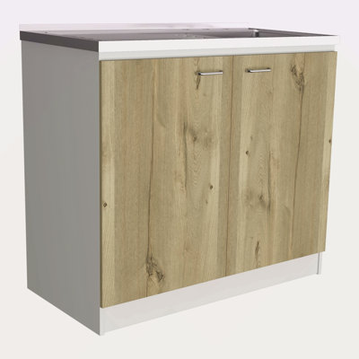 Rectangle 2-Door Utility Sink And Cabinet