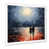 White Single Picture Framed