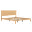 Lit plateforme Mid-Century moderne en bois avec support en lattes de bois-579915372-579915365
