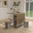 5 Pieces Folding Rectangular Dining Table Set