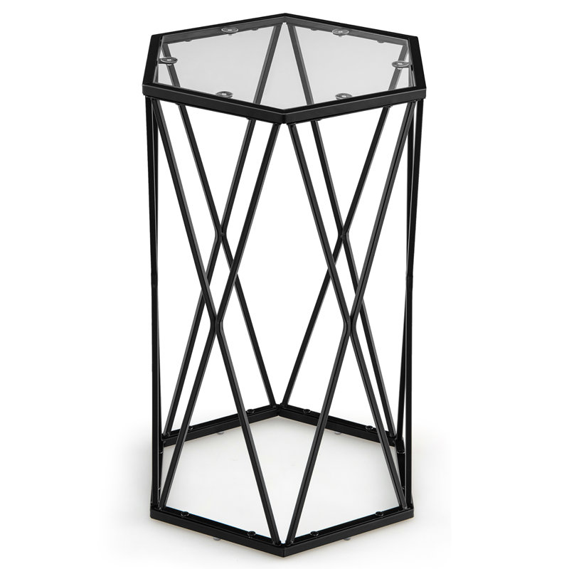 Arshaluys Glass Top End Table Set