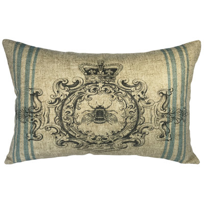 Linen Reversible Throw Pillow