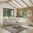 98" L-shaped Corduroy Modular Sectional Sofa with Ottoman-1947096243