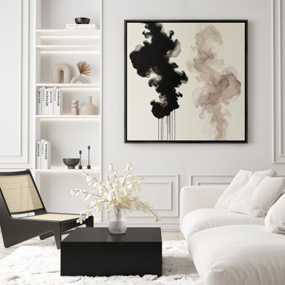 Framed Wall Art Abstract Vintage Antique Classic for Bedroom
