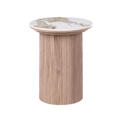 Pedestal End Table