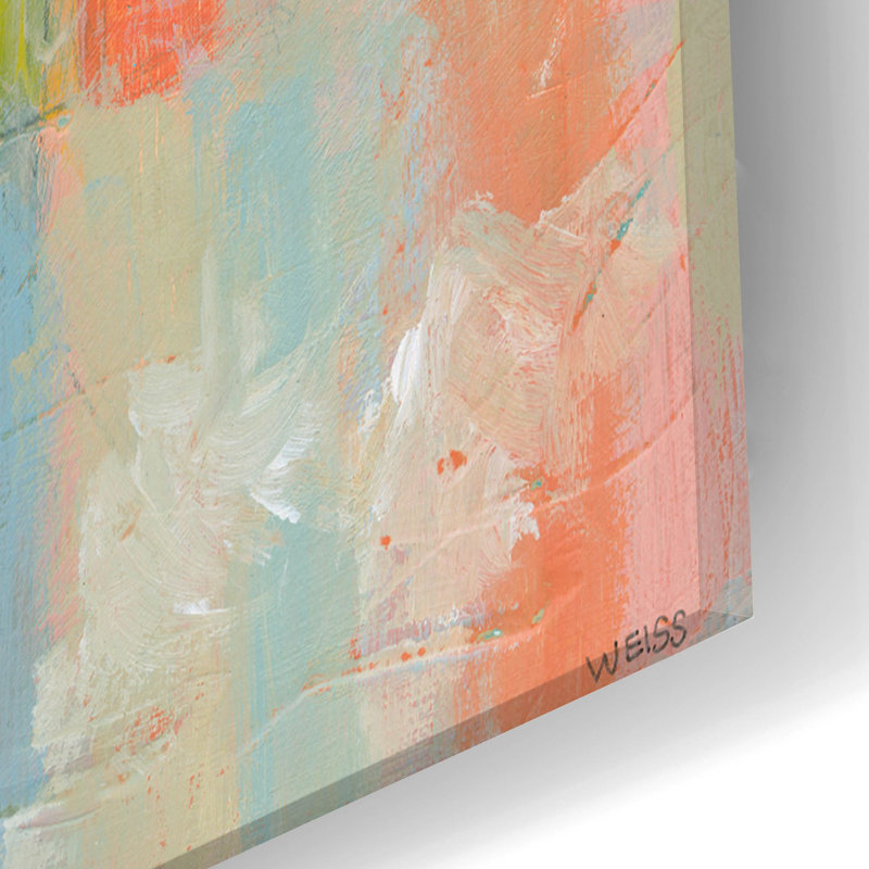 «Desert Living 1» par Jan Weiss, art mural en verre acrylique, H 24 po x l 16 po x P 0,2 po