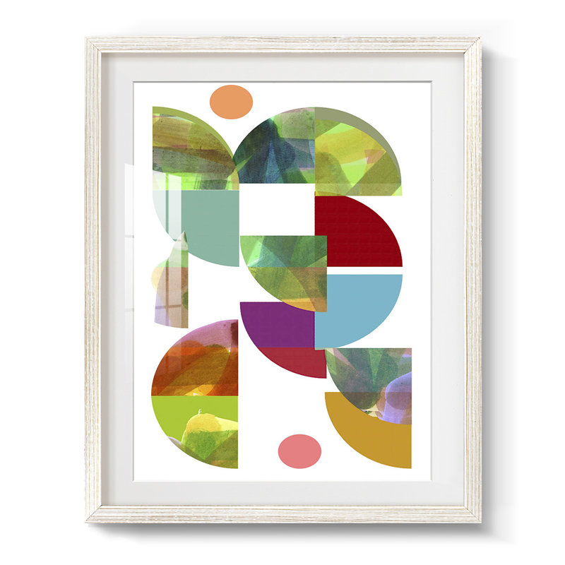 Dorset Shapes I - impression encadrée, H 28,5 po x l 20,5 po, Blanc