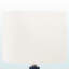Lampe de table standard en céramique bleu et ivoire Riko H 23,08 po x l 12,8 po x P 12,8 po Riko