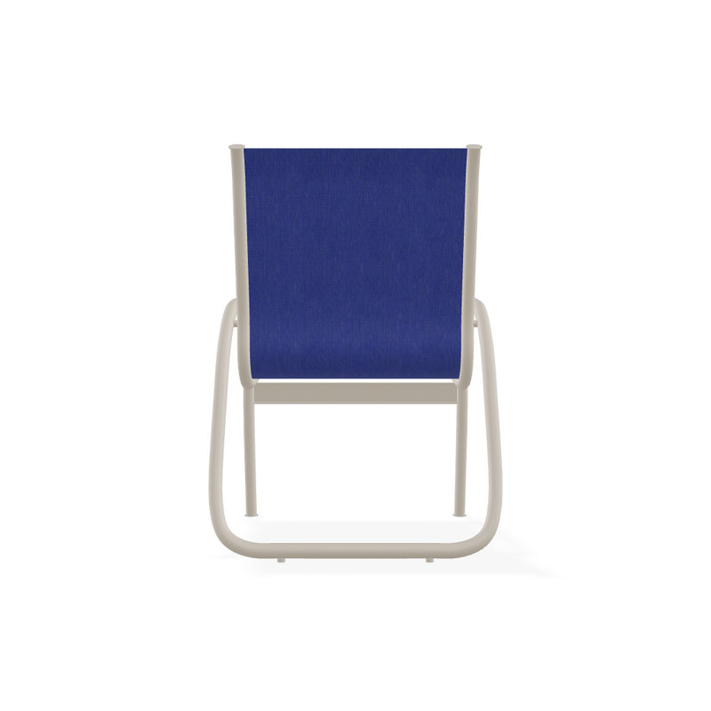 Fauteuil de patio Gardenella, Atlantis bleu royal Sunbrella®, Désert texturé