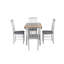 Deerfiled 4 - Person Drop Leaf Rubberwood Solid Wood Dining Set